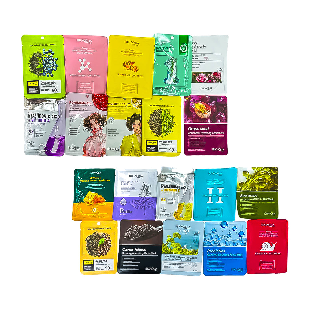 MASCARILLA DE VELO FACIAL MODELOS SURTIDOS (UNIDAD)