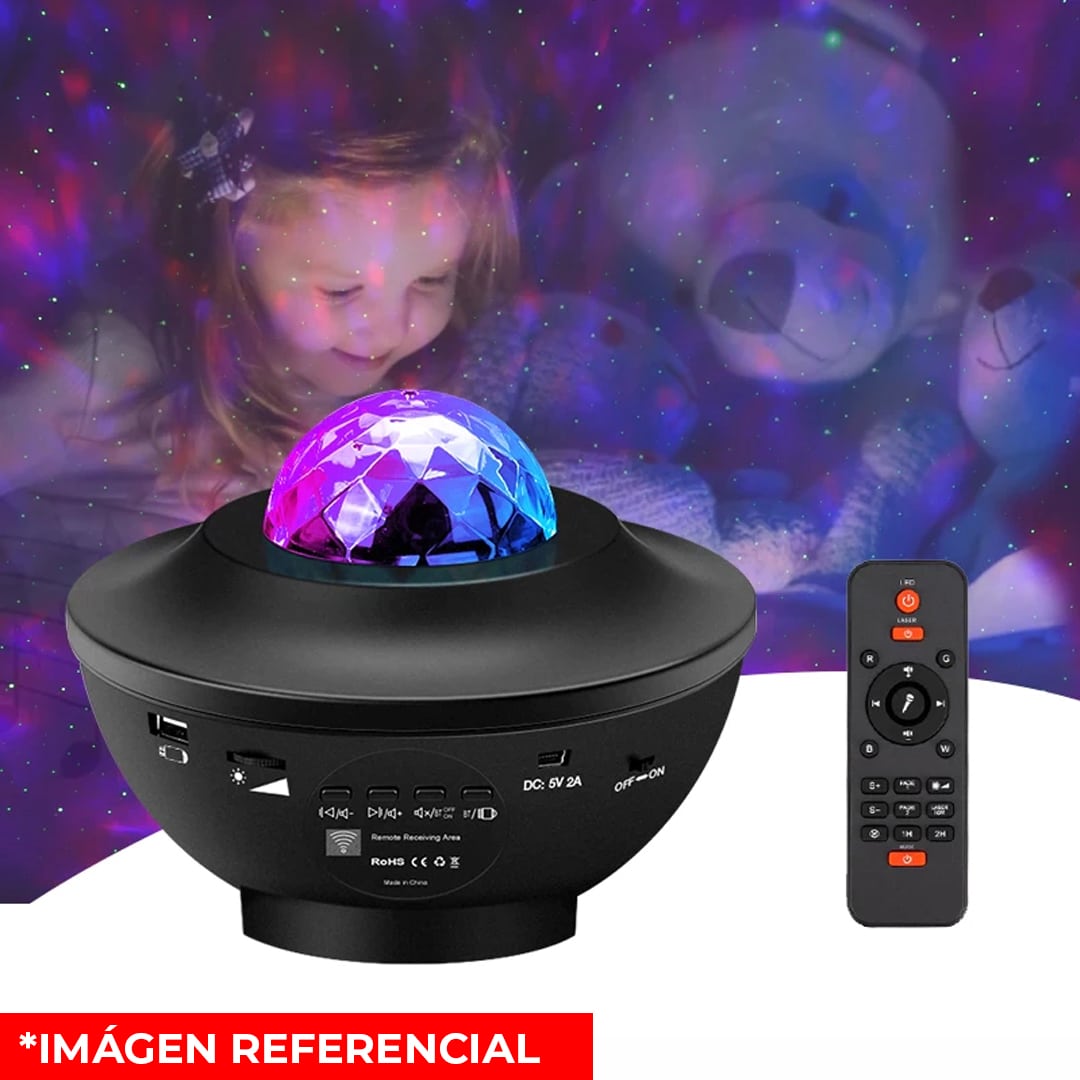 PROYECTOR LED DE ESTRELLAS CON CONTROL