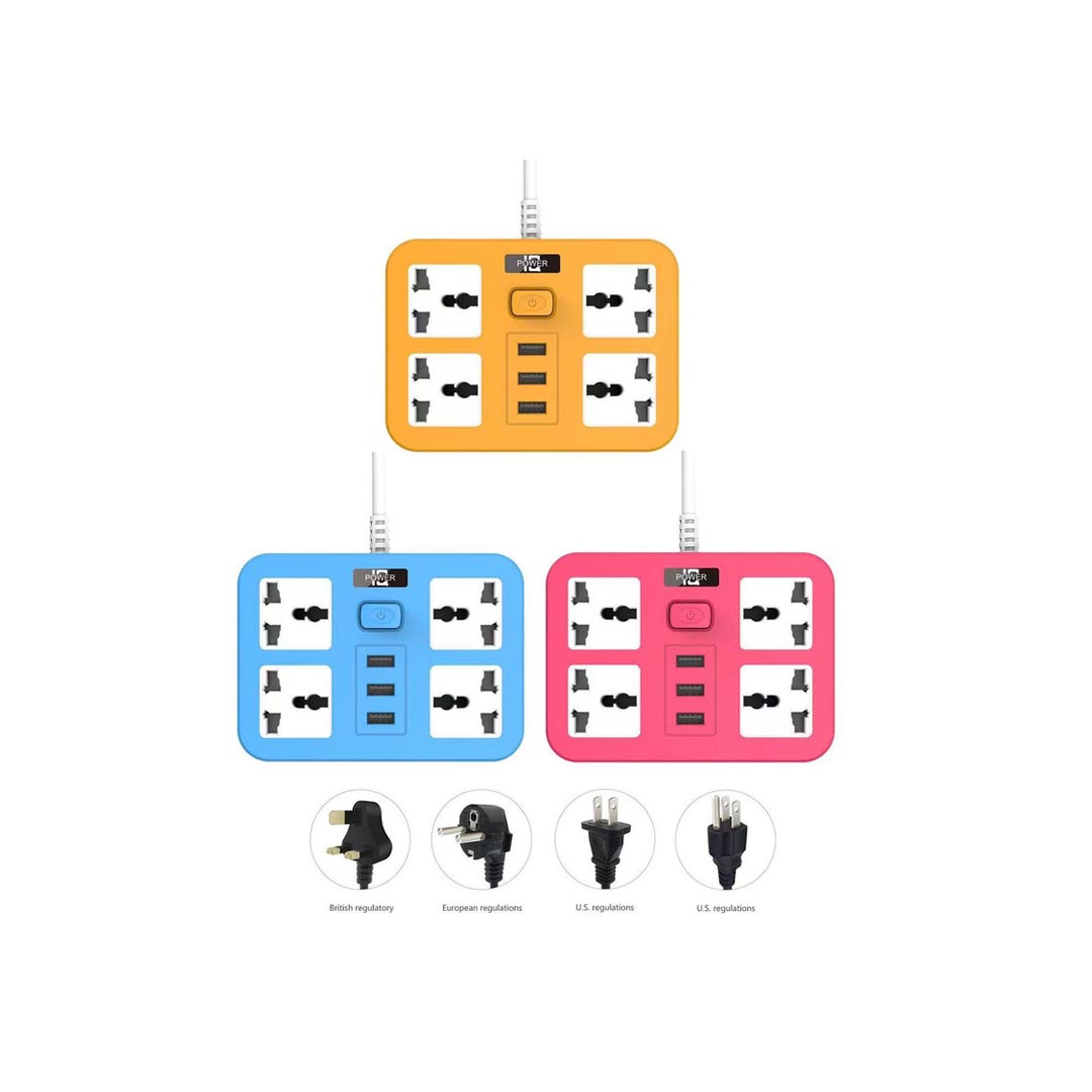 REGLETA MULTIUSOS 7 PUERTOS 2500W 2.1A TB-T15