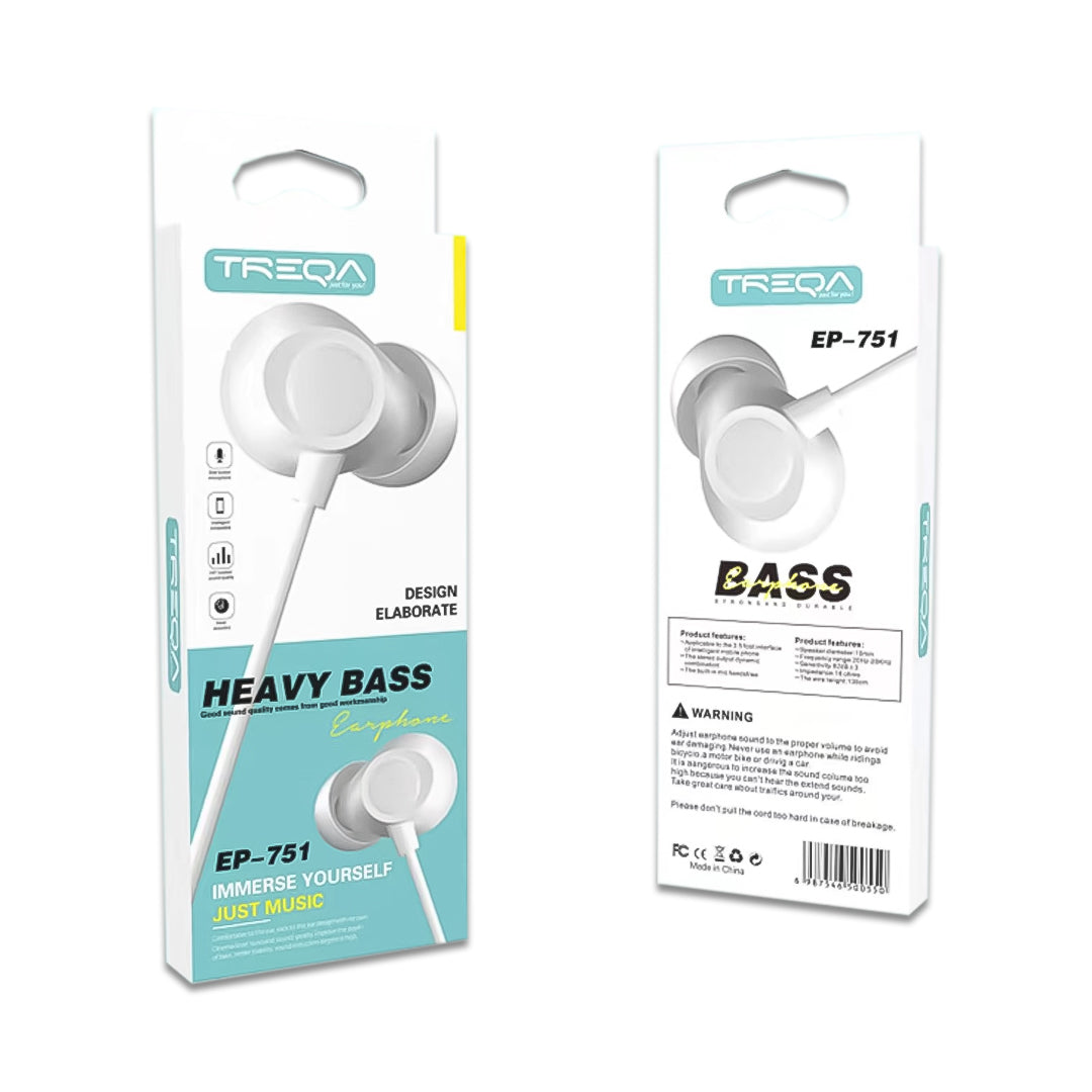 AUDIFONOS TREQA BASS EP-751