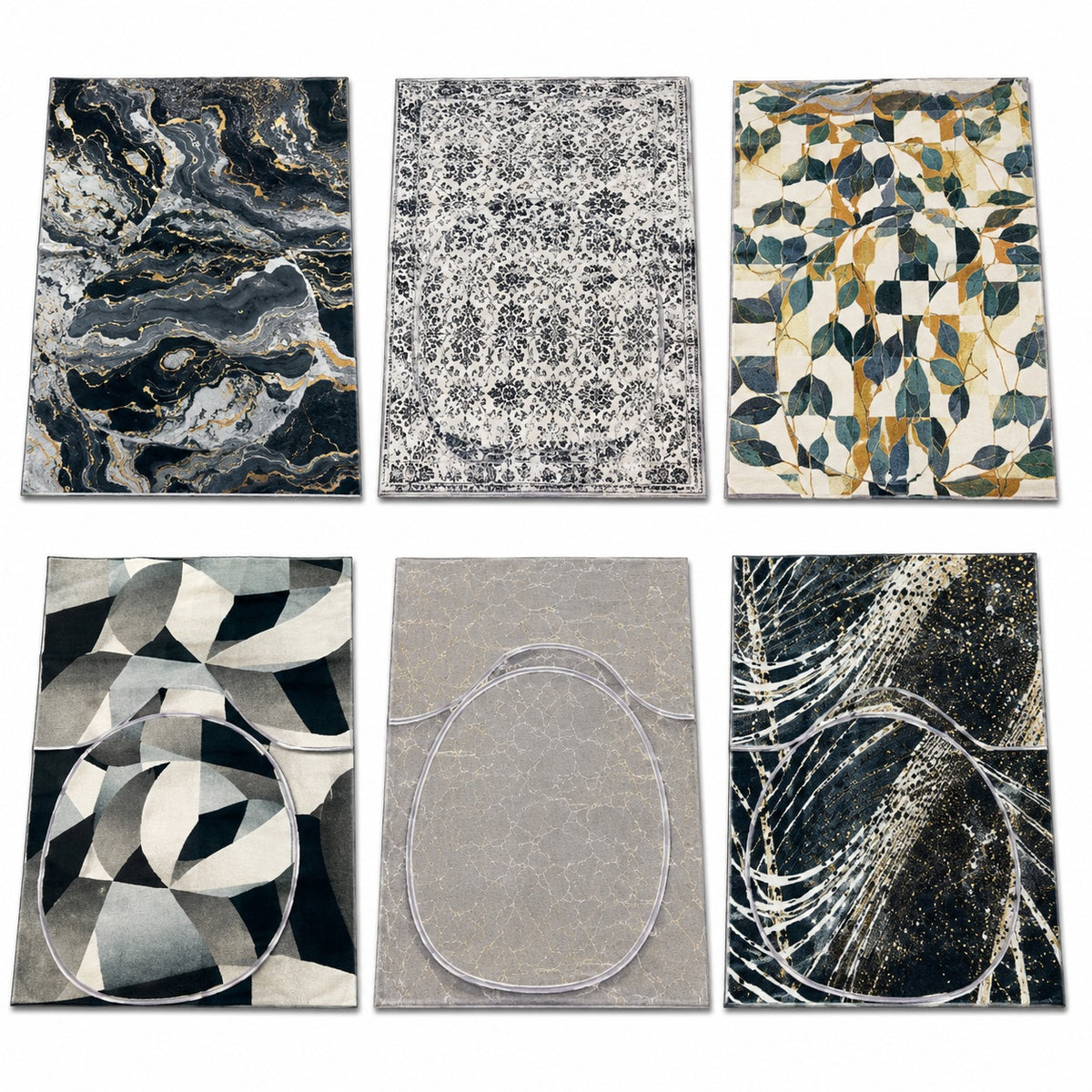 ALFOMBRA DECORATIVA PARA BAÑO SURTIDO