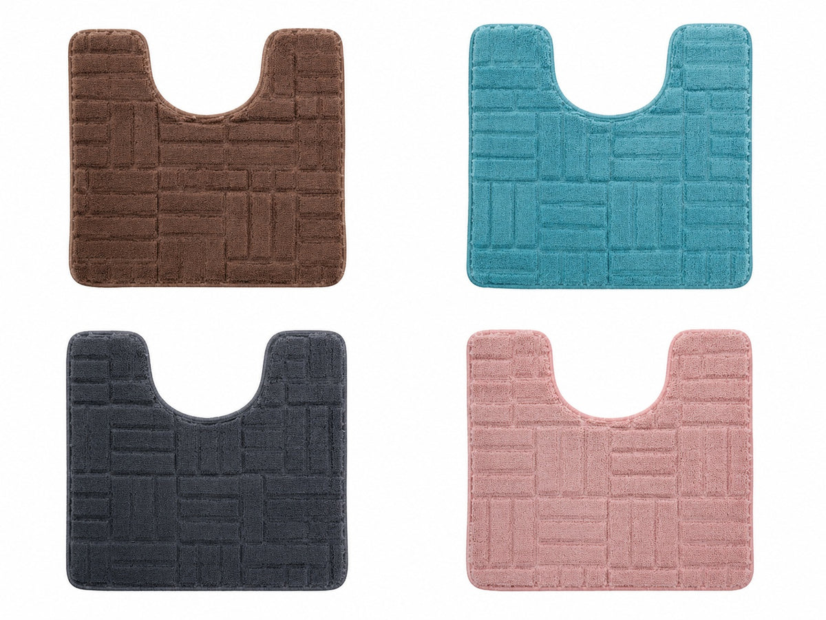 ALFOMBRA ABSORBENTE PARA BAÑO EN COLORES SURTIDOS