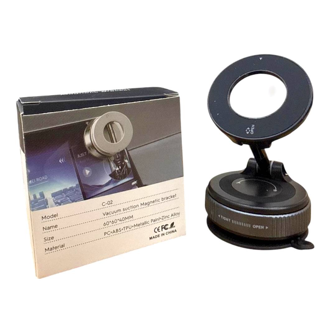 SOPORTE MAGNETICO CIRCULAR NEGRO