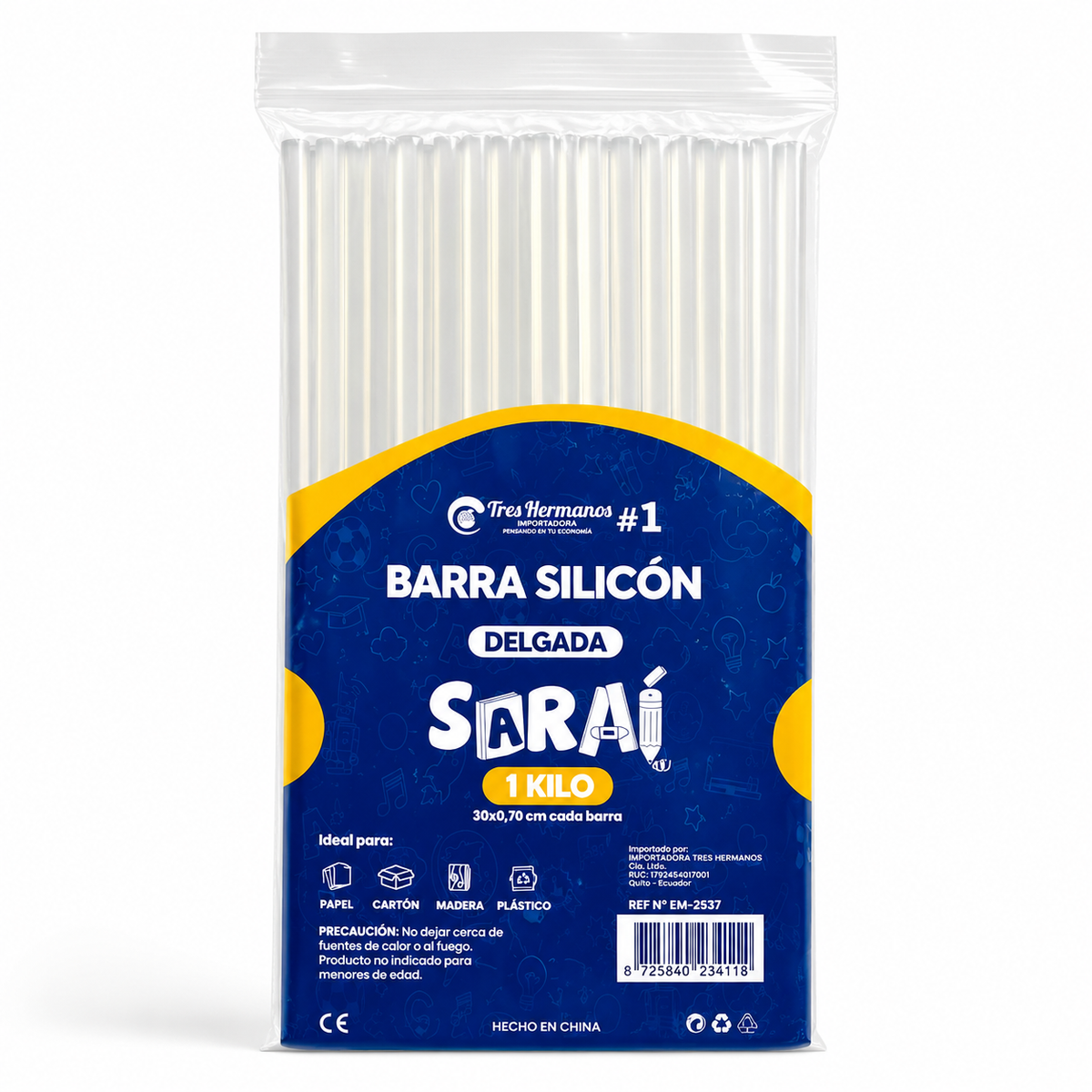 BARRA DE SILICONA 300.7C unidad