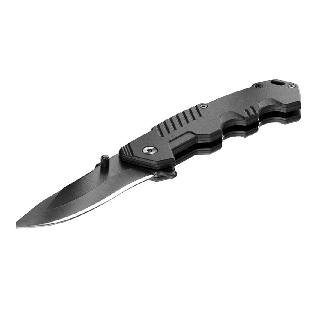 NAVAJA METALICA AUTOMATICA GRANDE NEGRA 20CM