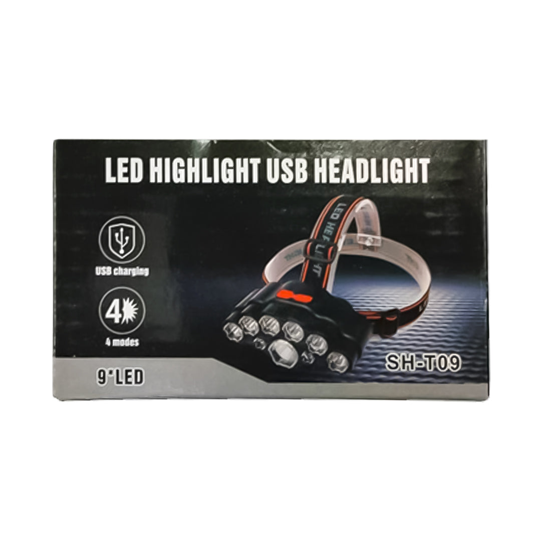 LAMPARA DE CABEZA SH-T09 - 9 LUCES