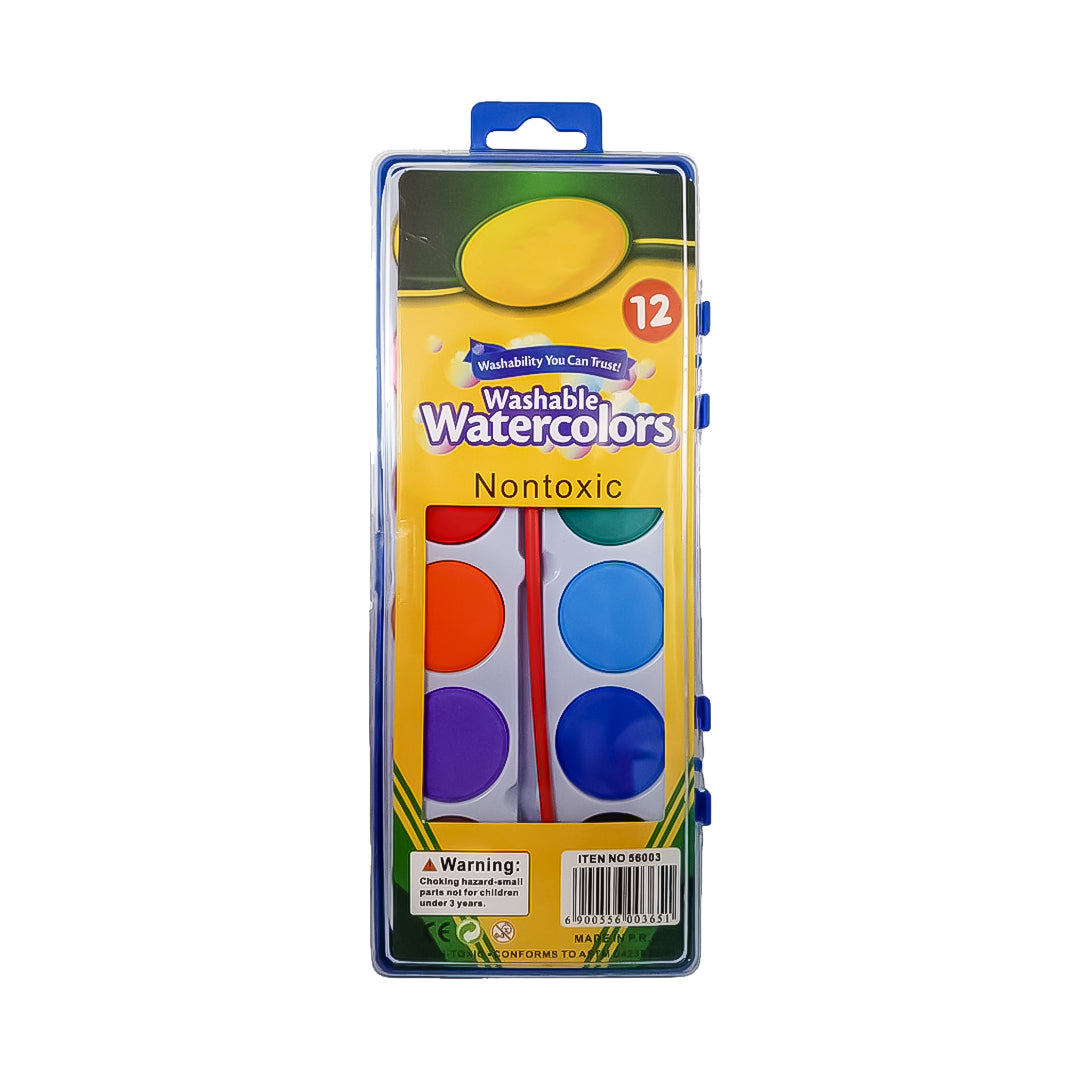 ACUARELAS CRYL 12 COLORES