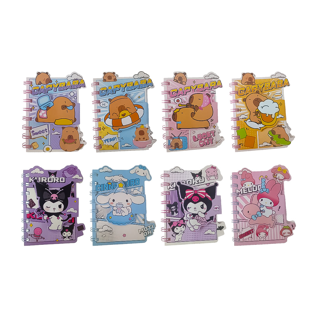 MINI LIBRETAS KRM Y CAPPIBARA (UNIDAD)