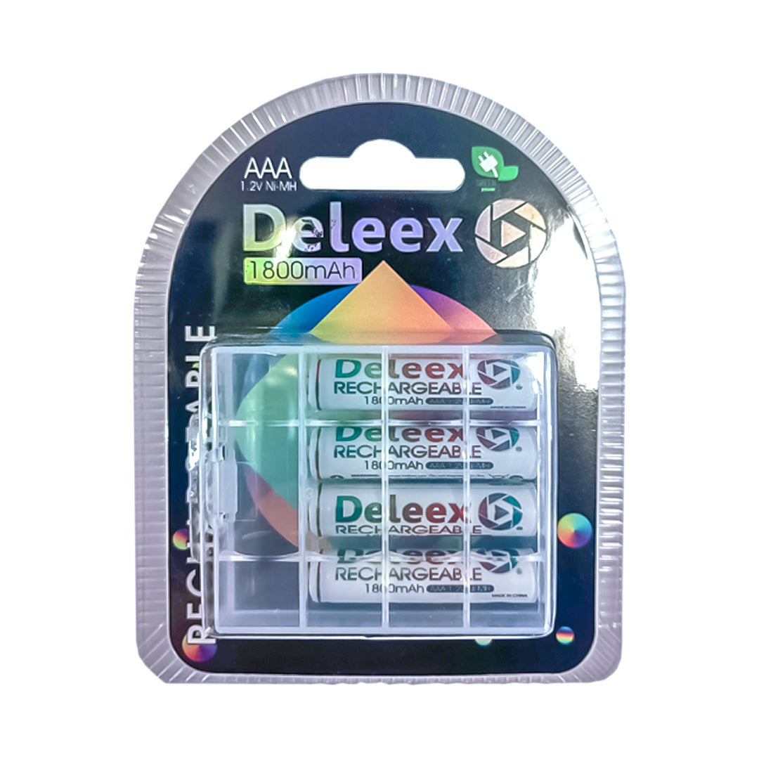 PILA RECARGABLE DELEEX AAA 1.5V (1 BLISTER X4)
