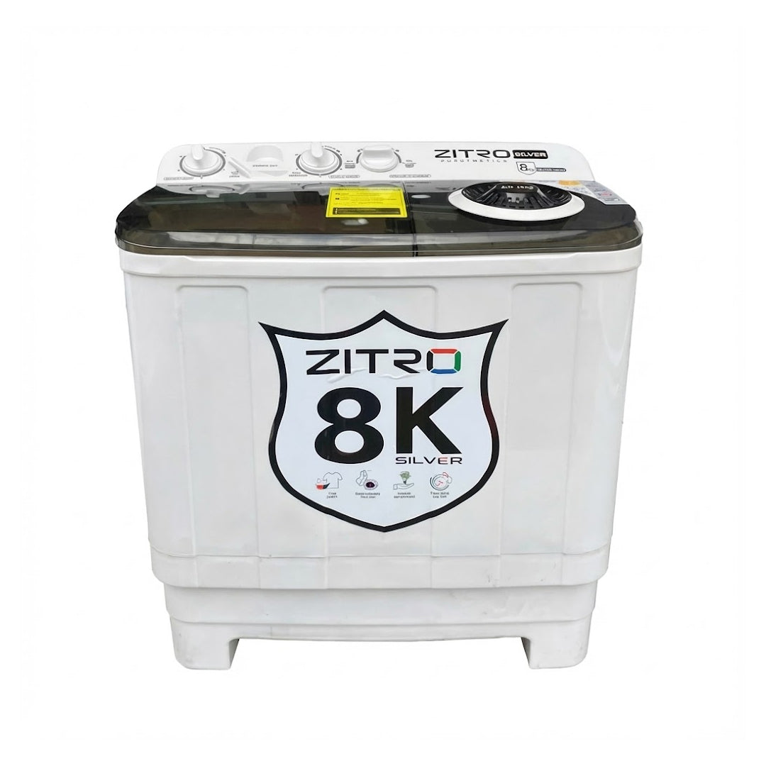 LAVADORA SEMIAUTOMATICA DOBLE TINA ZITRO 8KG