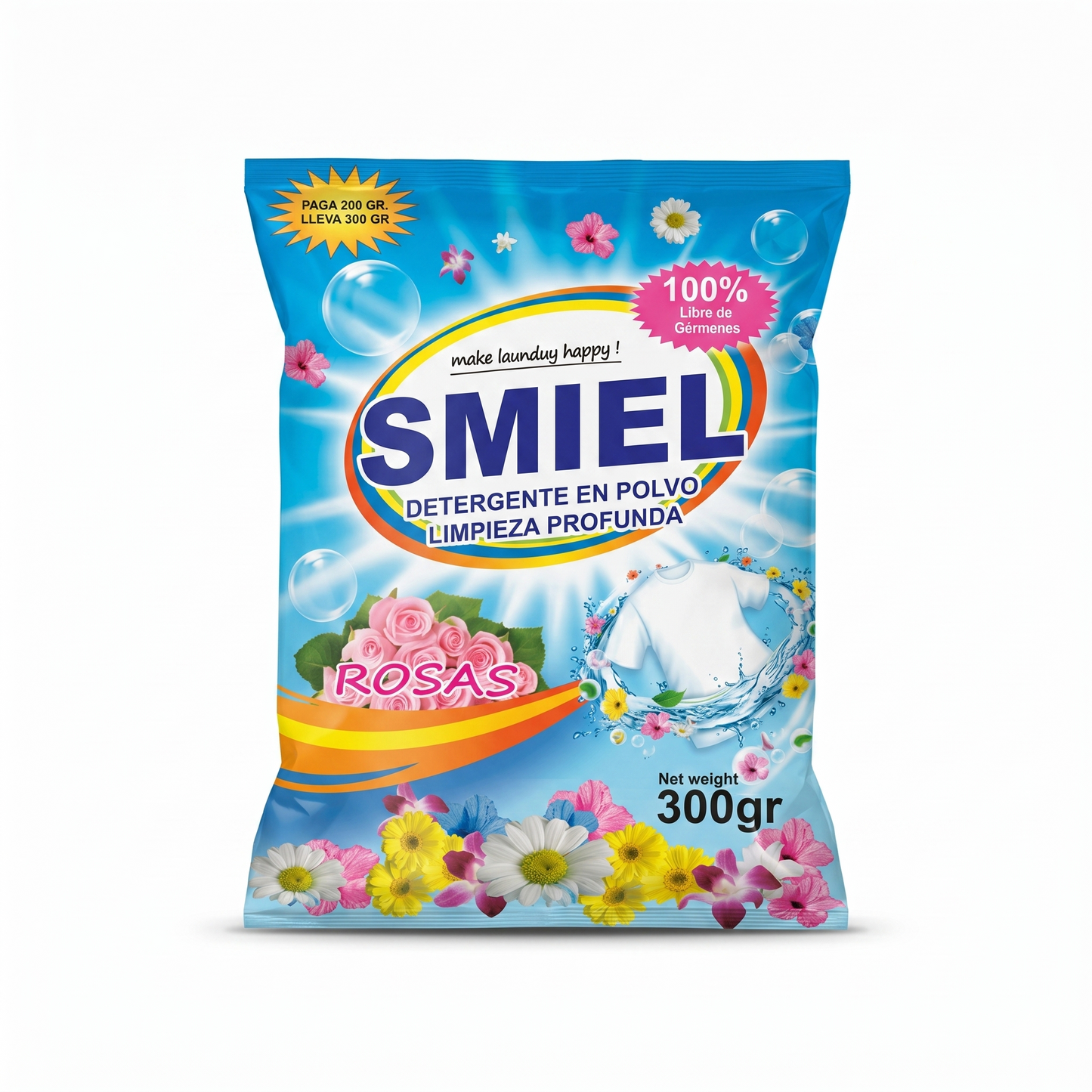 DETERGENTE EN POLVO SMIEL 300GR