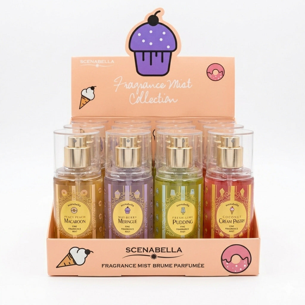 FRAGANCIA LÍQUIDA SPLASH BODY MIST 88ML POSTRES