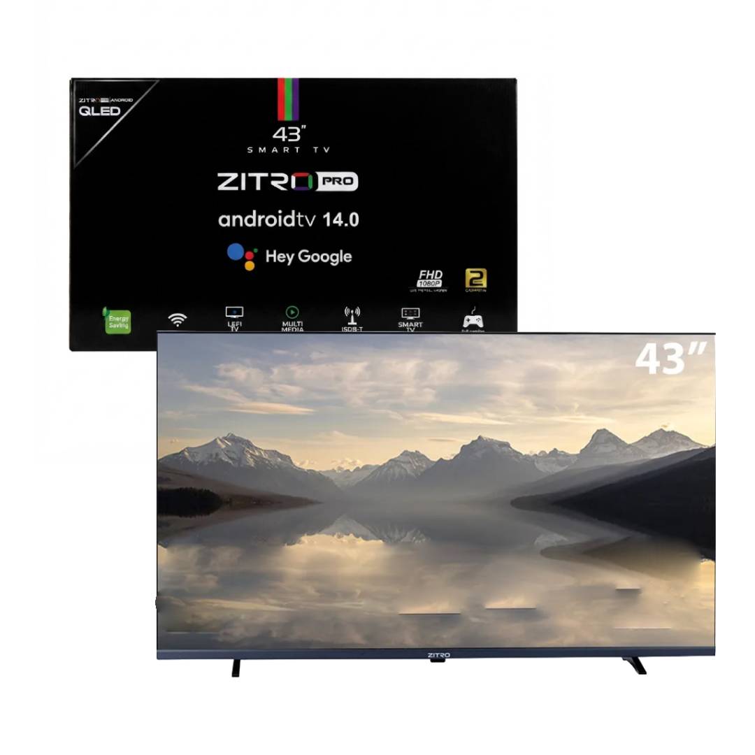 SMART TV ZITRO 43 PULGADAS ANDROID 14.0