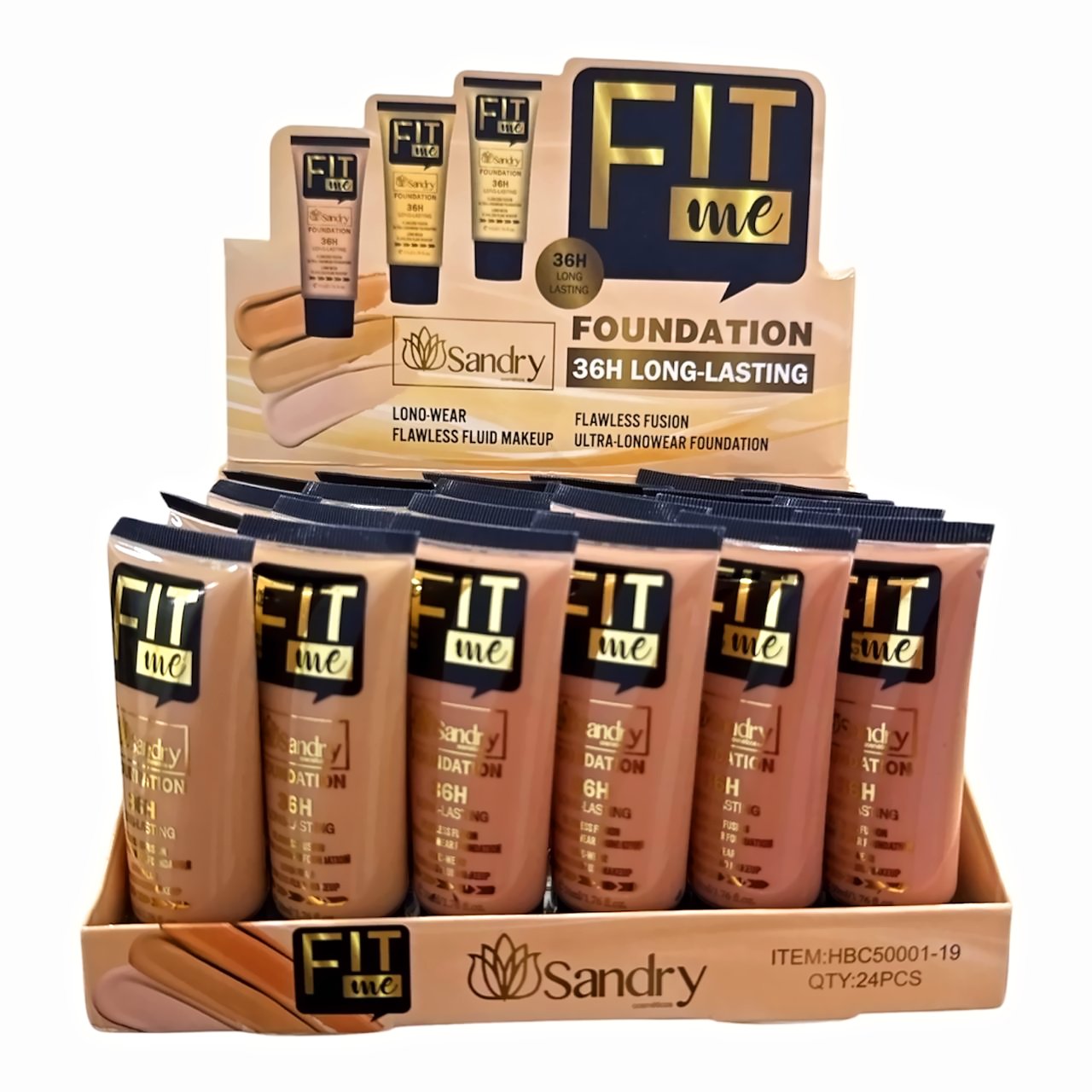 BASE LÍQUIDA 50ML FIT ME 3 TONOS SURTIDOS