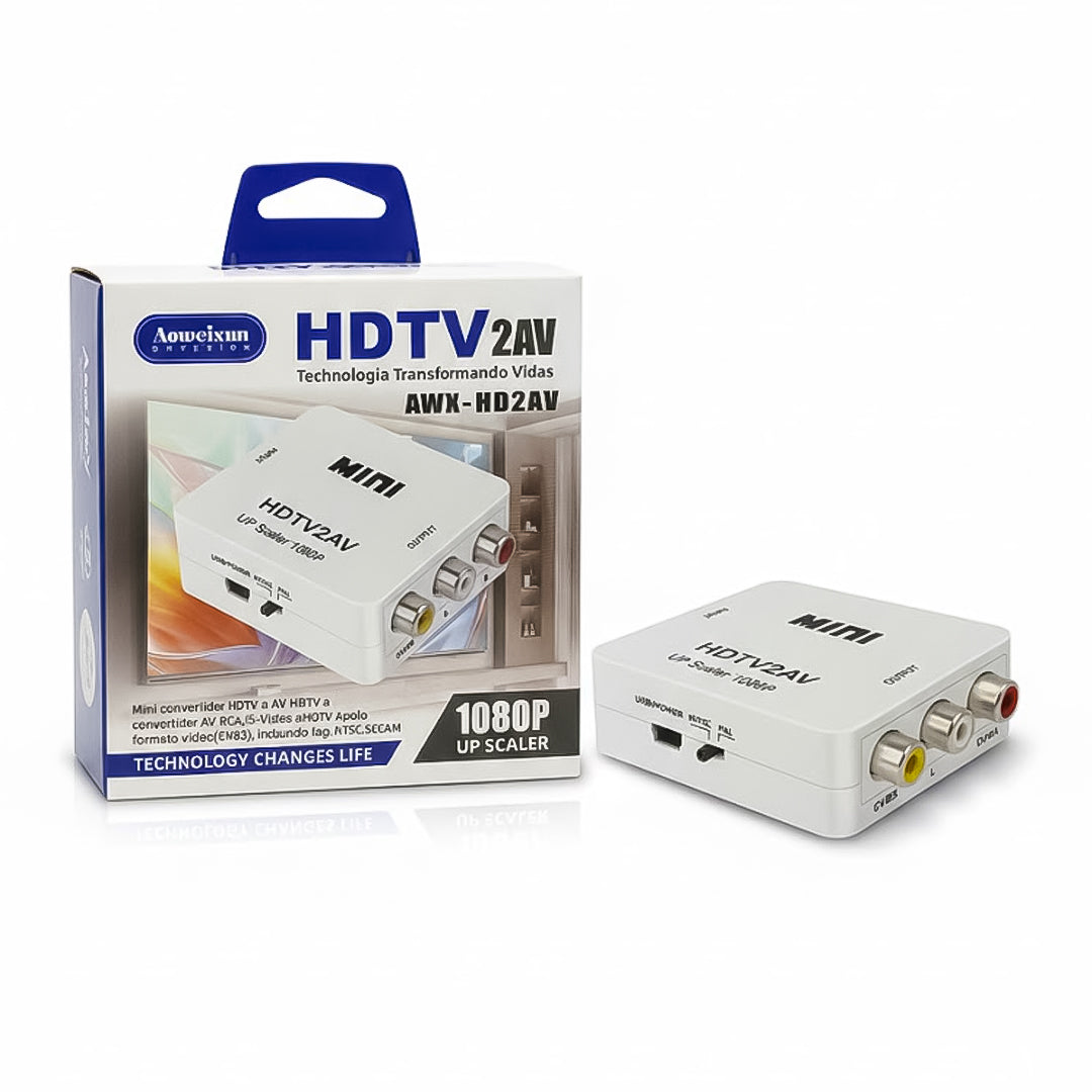 CONVERTIDOR HDMI A RCA AWK HD2AV