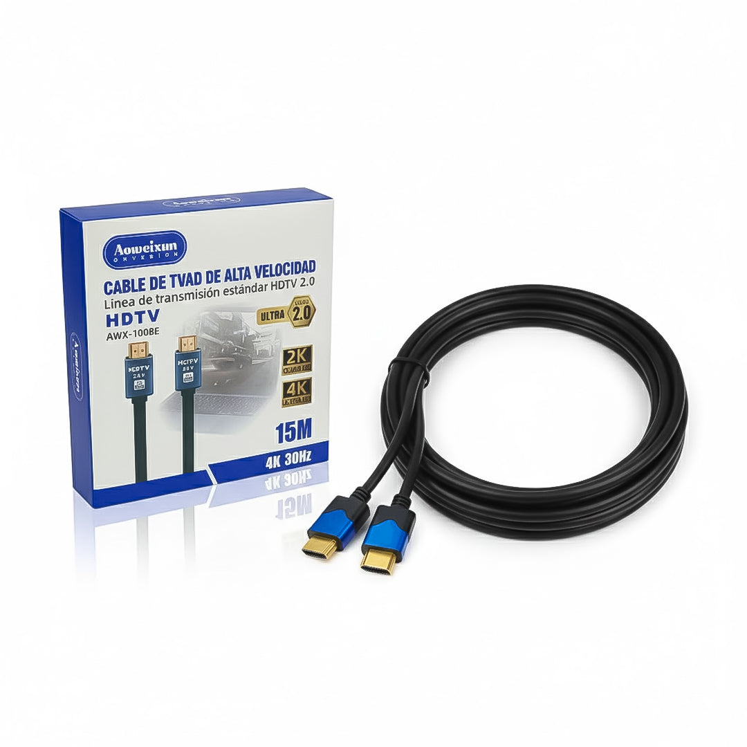 CABLE HDMI CAJA HDTV 15M