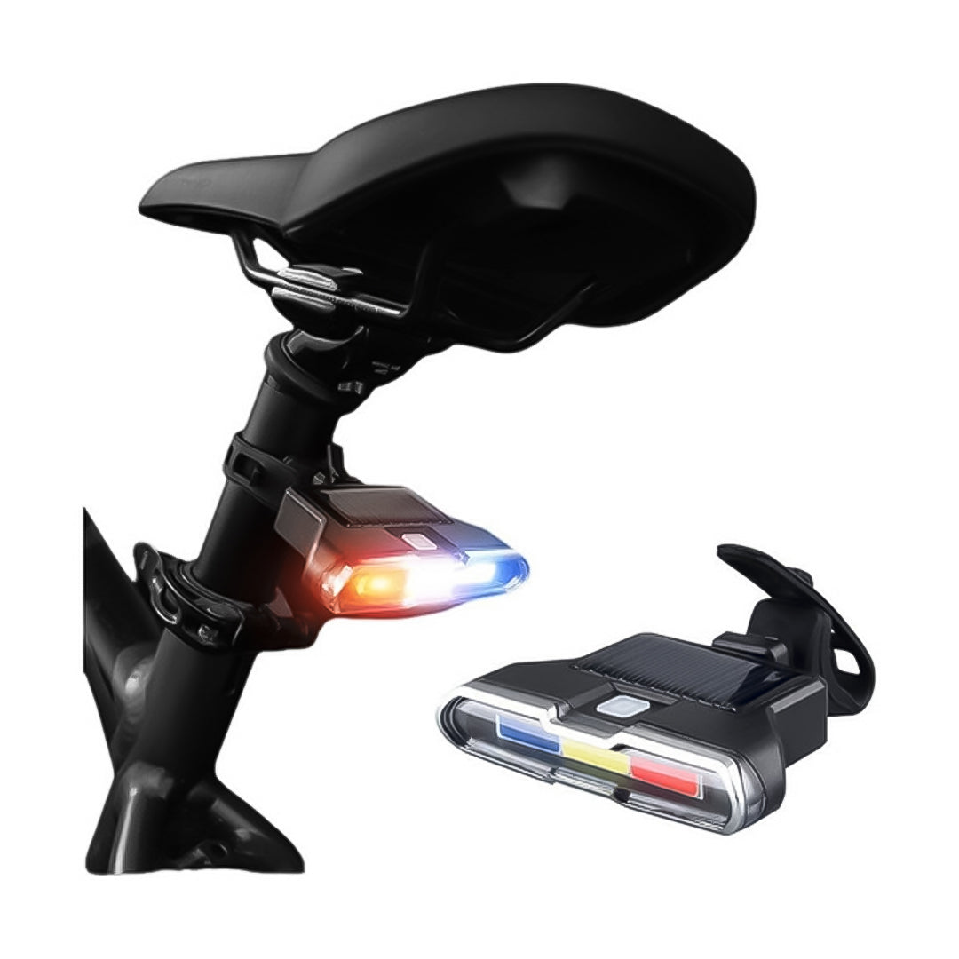LUZ ESTROBOSCOPICA SOLAR PARA BICICLETA
