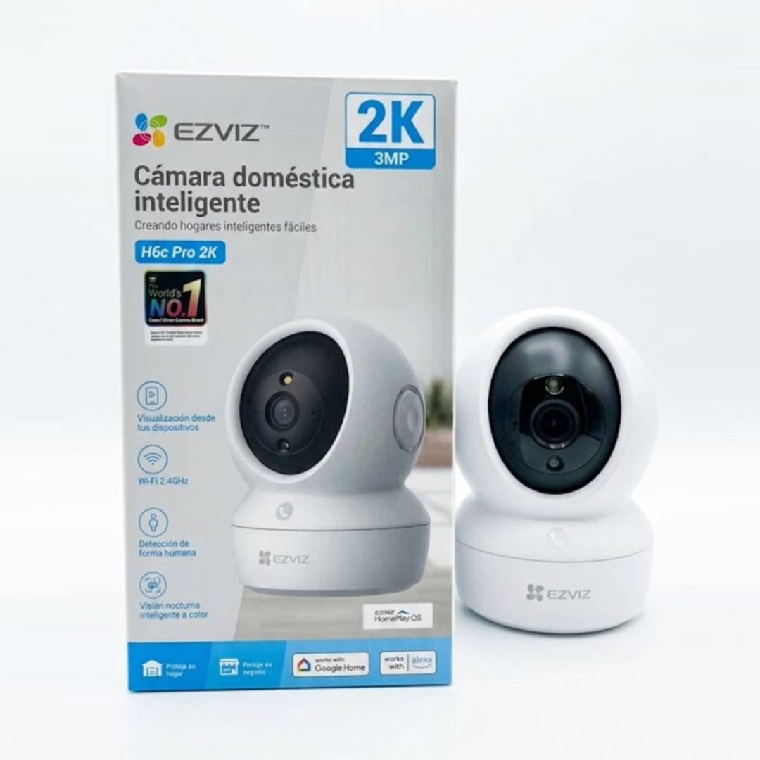 CAMARA EZVIZ H6C PRO 2K CON PANEO E INCLINACION