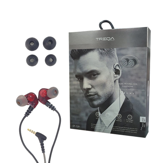 AUDIFONO ALÁMBRICO TREQA EP-729