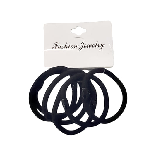 LIGAS DE CABELLO GRUESA NEGRO
