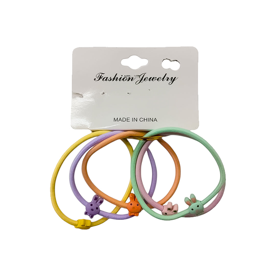 SET LIGAS CONEJITO COLORES SURTIDOS