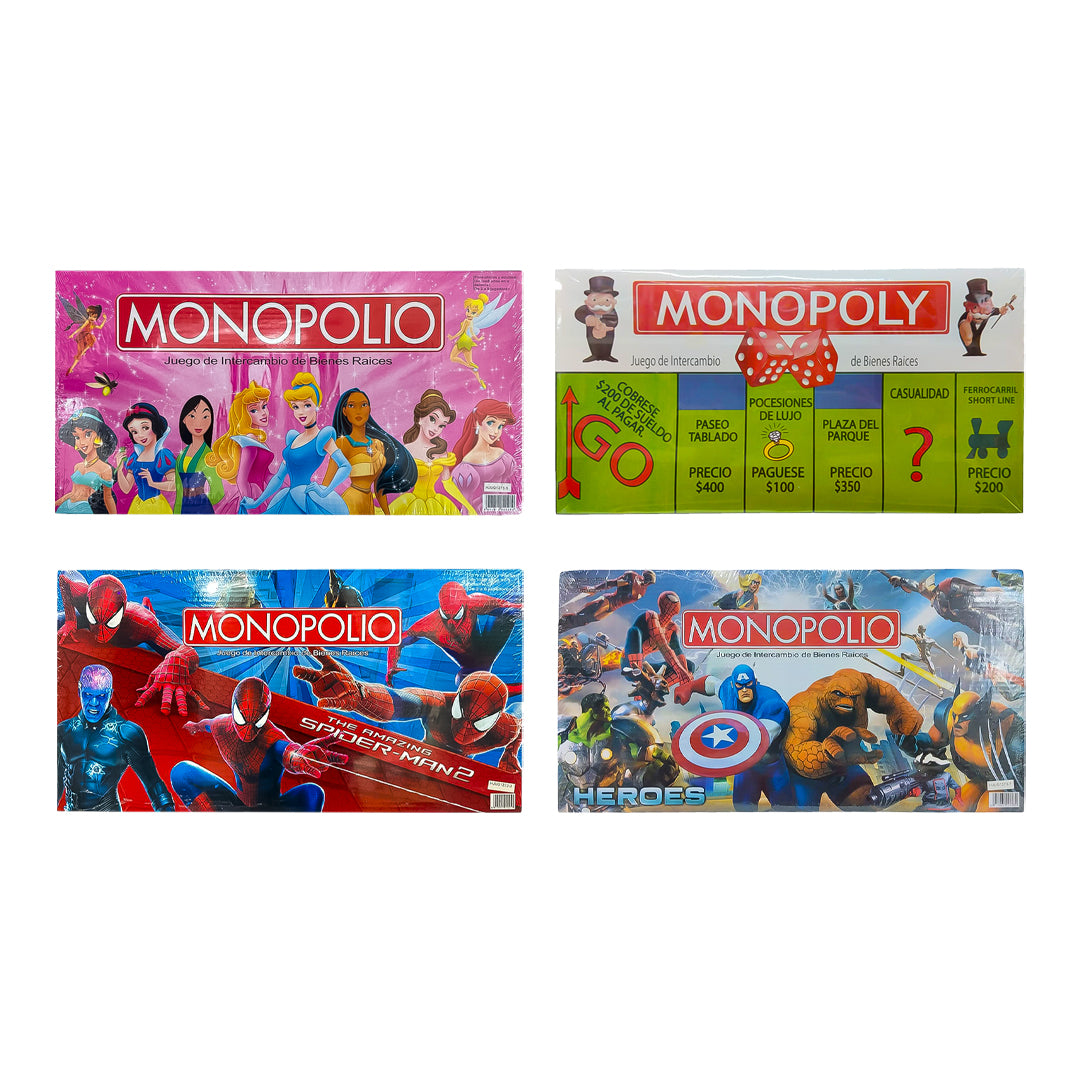 JUEGO DE MESA MONOPOLIO + ACCESORIOS (UNIDAD)