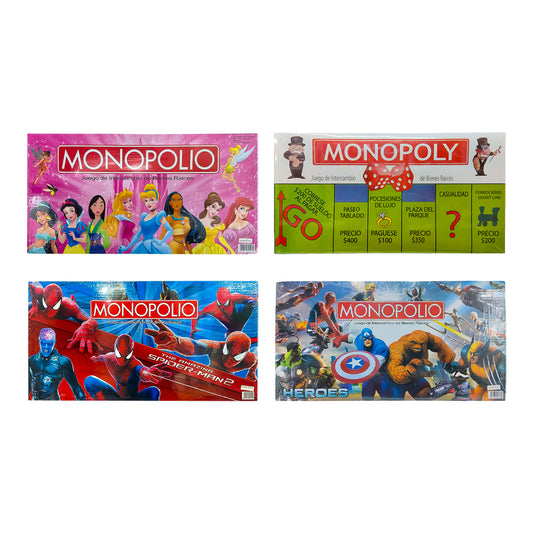 JUEGO DE MESA MONOPOLIO + ACCESORIOS (UNIDAD)