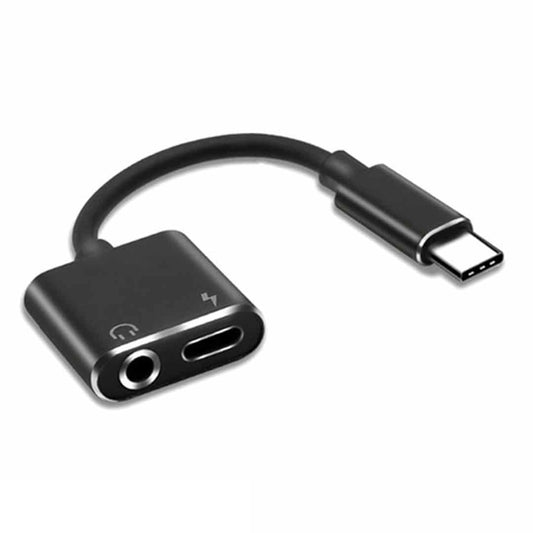 ADAPTADOR 2 EN 1 TIPO C - C + AUX