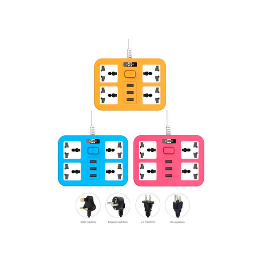 REGLETA MULTIUSOS 7 PUERTOS 2500W 2.1A TB-T15