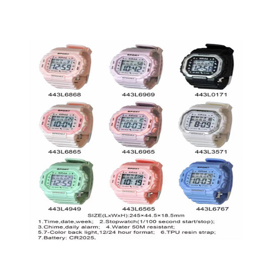 RELOJ DEPORTIVO (HEXAGONAL)