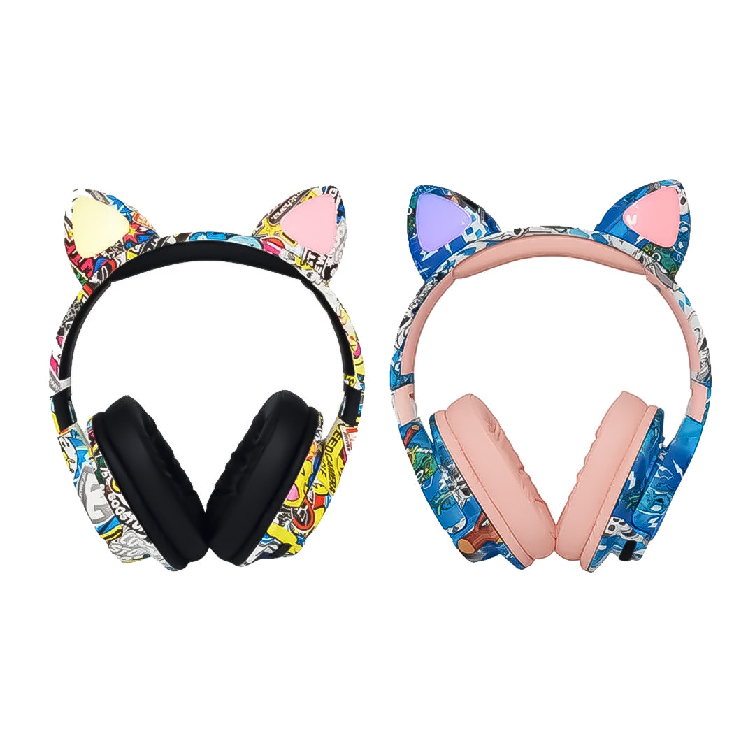 AUDIFONO DIADEMA TIPO GATO D88
