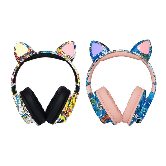 AUDIFONO DIADEMA TIPO GATO D88