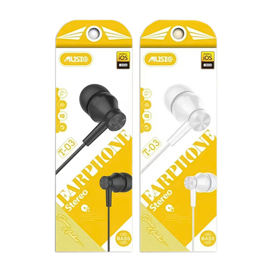 AUDIFONO DE CABLE STEREO T-03
