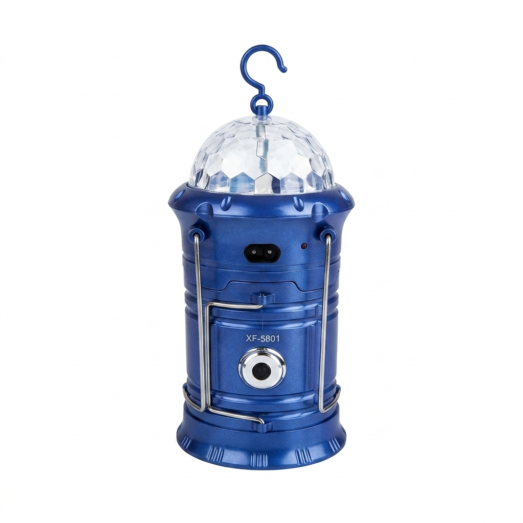 LAMPARA RECARGABLE DE CAMPING 3 EN 1