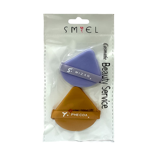 SET 2PCS ESPONJA GRUESA DE MAQUILLAJE DE POLVO SUELTO NEGRO