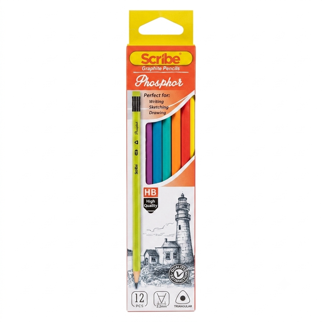 LAPIZ PHOSPHOR HB 12 PCS