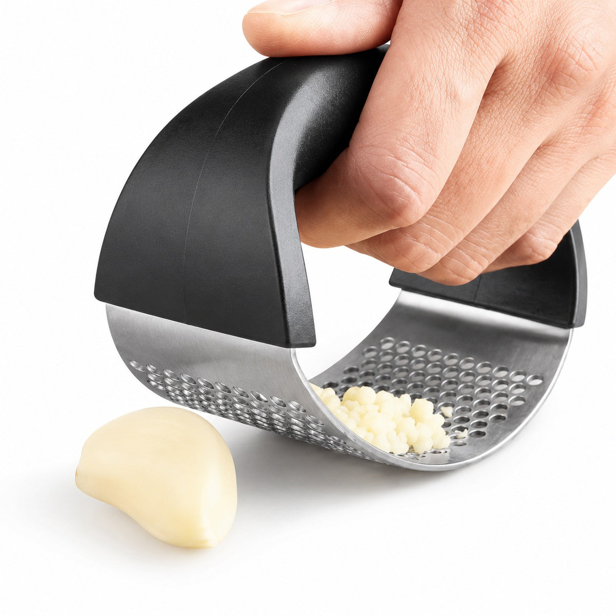 PRENSA MANUAL PARA AJO INOX