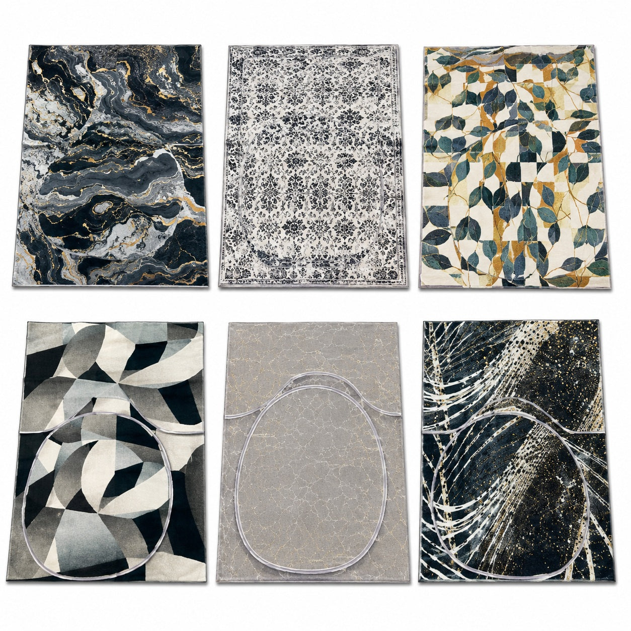 ALFOMBRA DECORATIVA PARA BAÑO SURTIDO