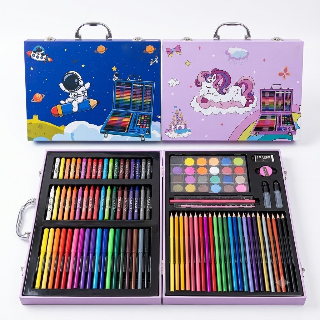 SET DE ARTE INFANTIL 160 PIEZAS