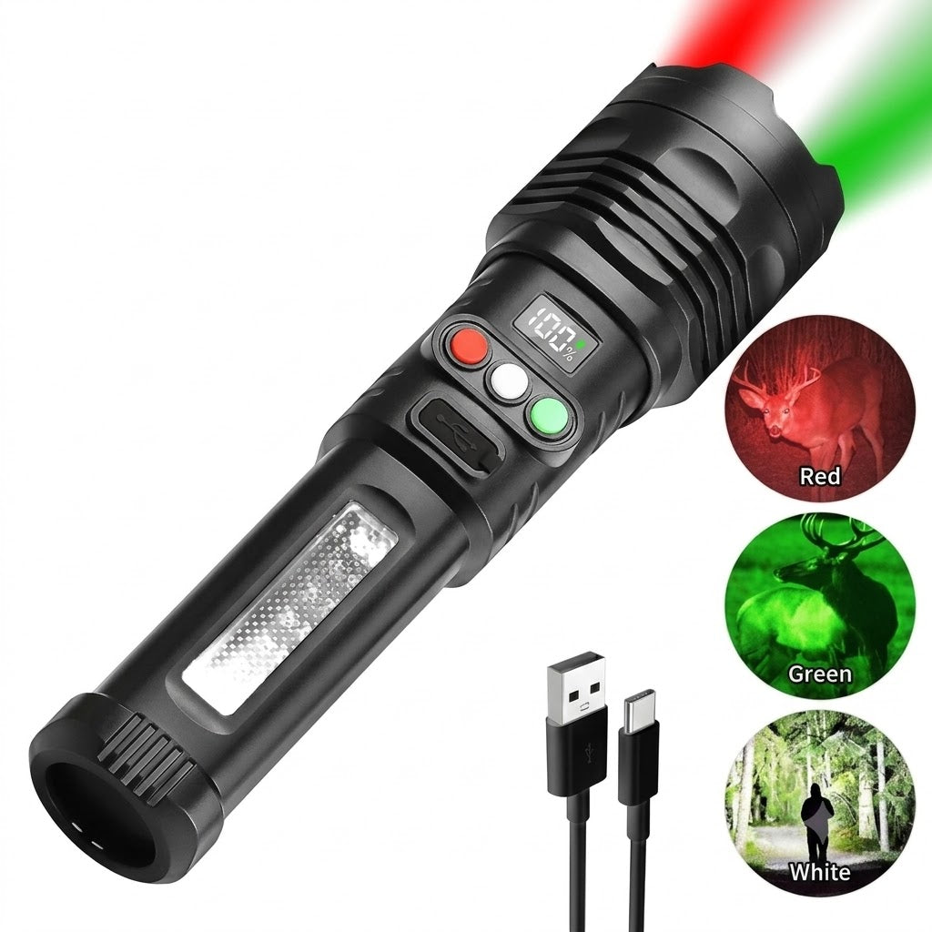LINTERNA TELESCOPICA 10000LM