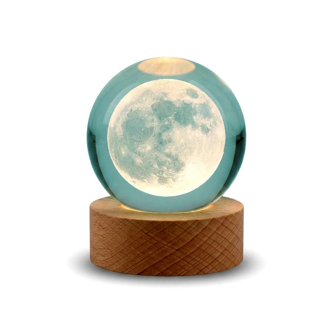ESFERA DE CRISTAL RGB 6CM LUNA