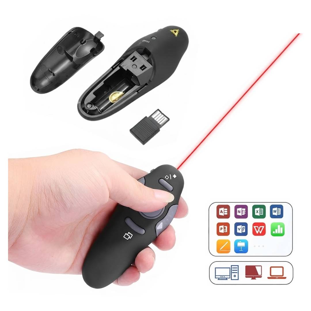PUNTERO LÁSER USB PARA DIAPOSITIVAS