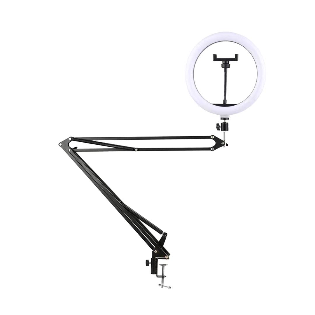 ARO DE LUZ 10 PULGADAS CON BRAZO SUJETADOR