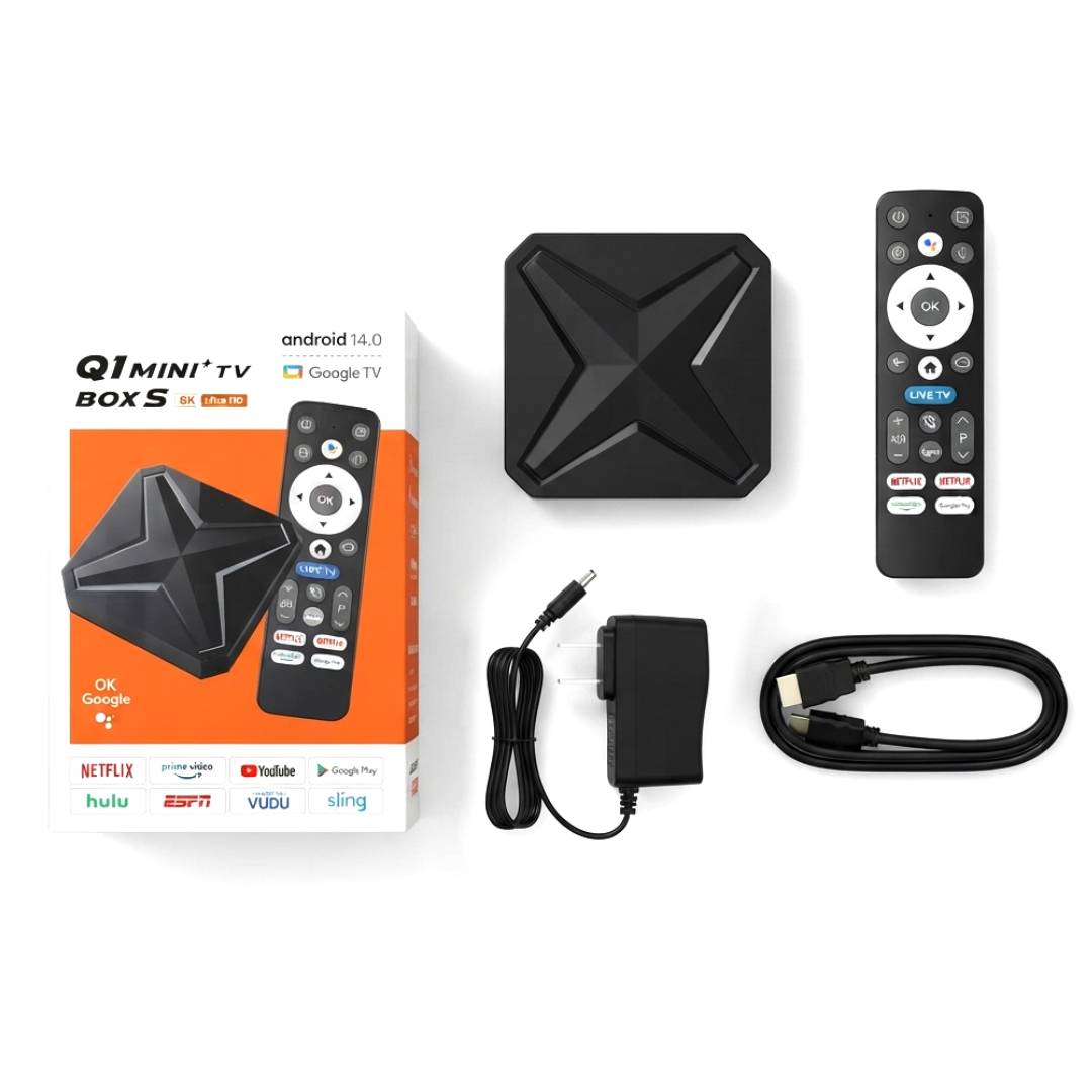 TV BOX Q1 MINI TV ANDROID 14