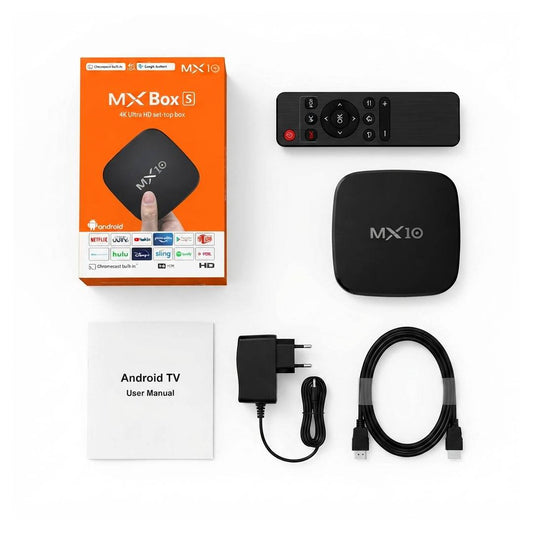 TV BOX MX10 SISTEMA ANDROID