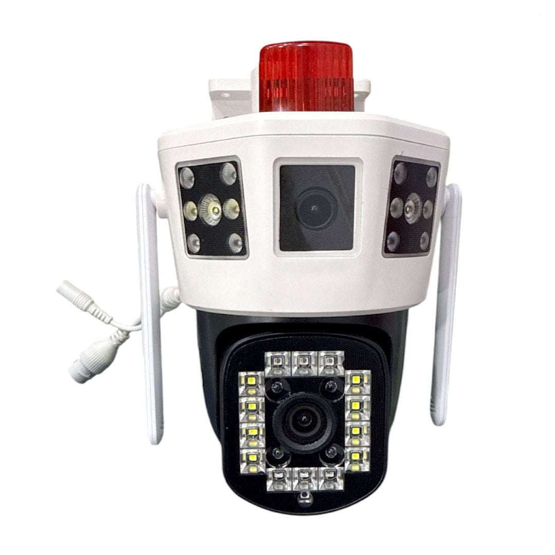 CAMARA TRIPLE LENTE CON SIRENA QC05