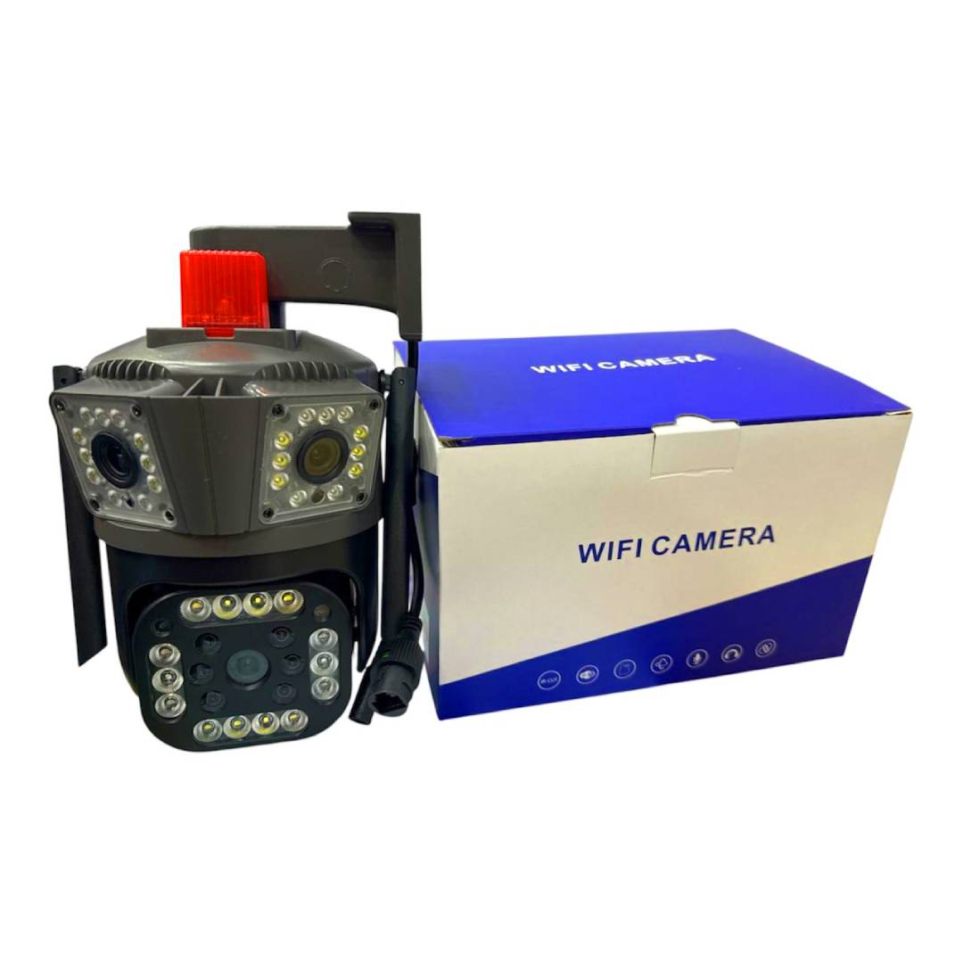 CAMARA TRIPLE LENTE CON SIRENA YFY006