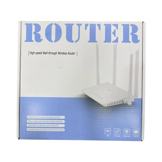ROUTER 4 ANTENAS CAJA BLANCA