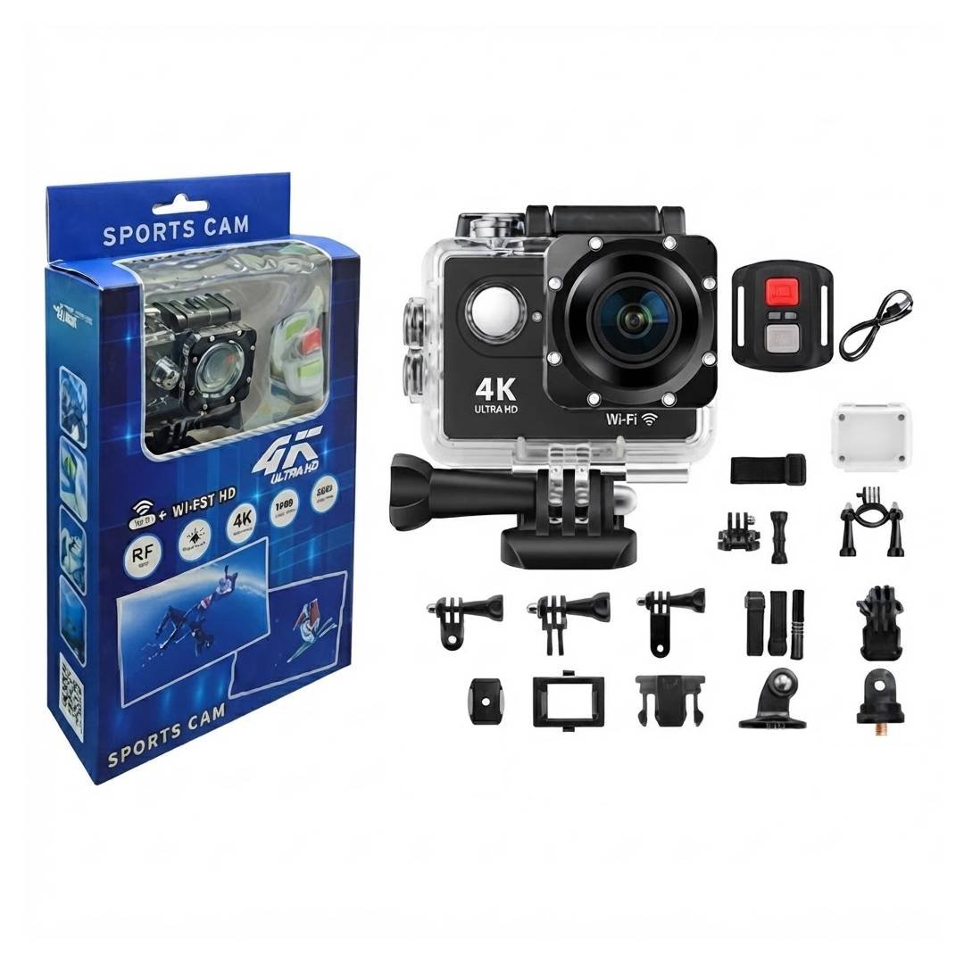 CAMARA DEPORTIVA GO PRO CON ACCESORIOS