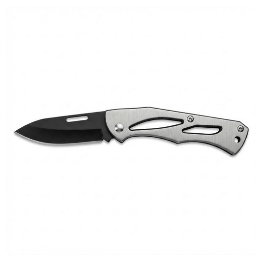 NAVAJA METALICA PLEGABLE MANGO ESQUELETO 15,5CM